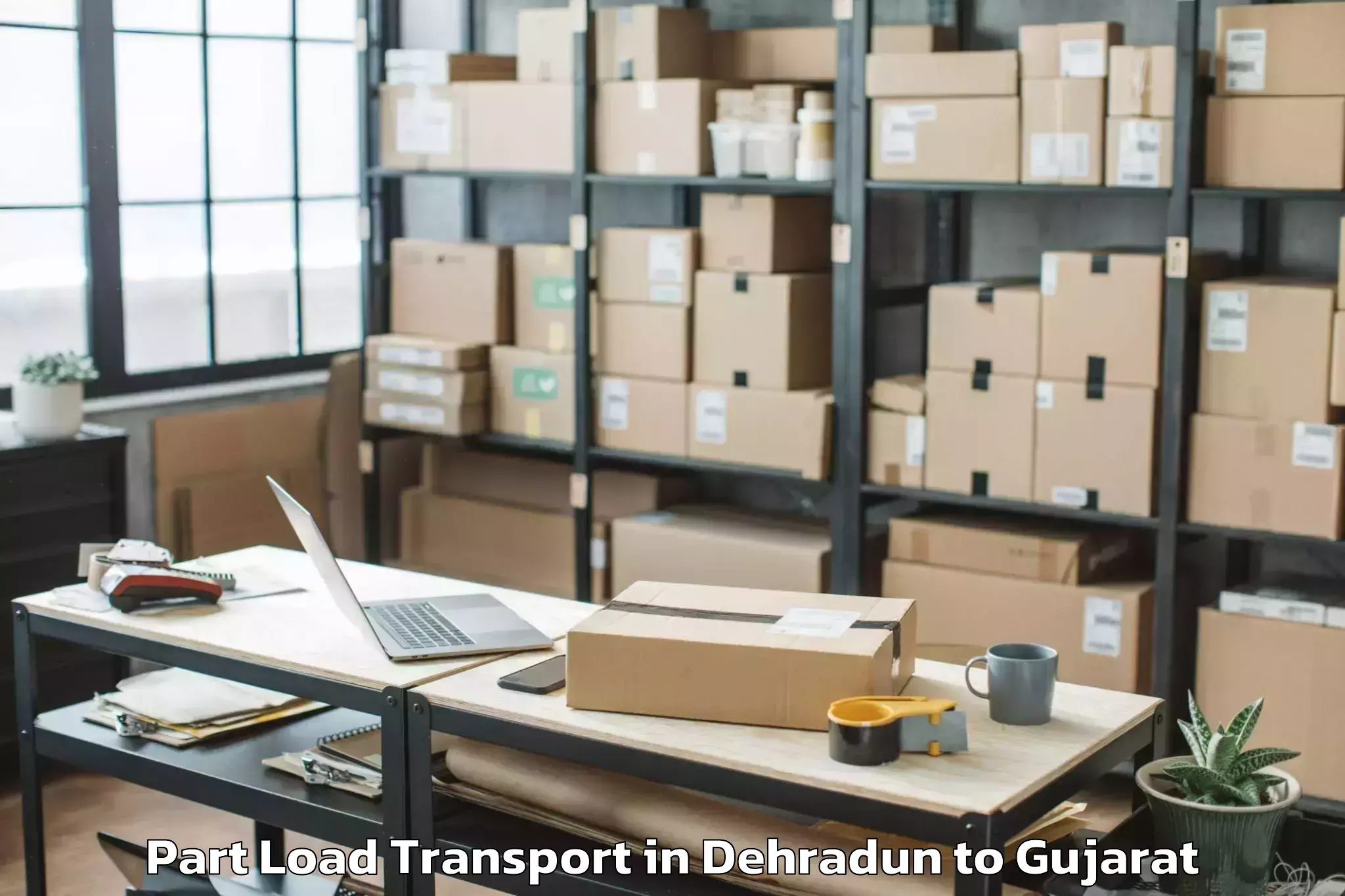 Discover Dehradun to Dhrangadhra Part Load Transport